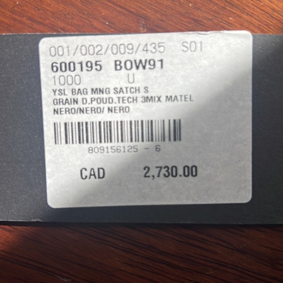 Brand New (authentic) YSL small envelope handbag - Picture 14 of 16